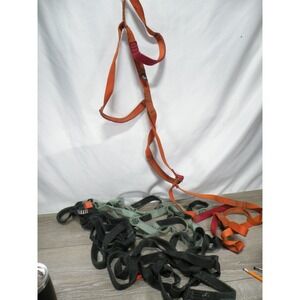 Black Diamond Vintage Climbing Harness & Slings Lot - Outdoor Sports Gear